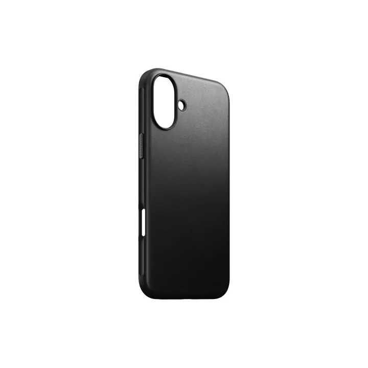 Nomad Coque arrière Modern Leather iPhone 16 Plus Noir