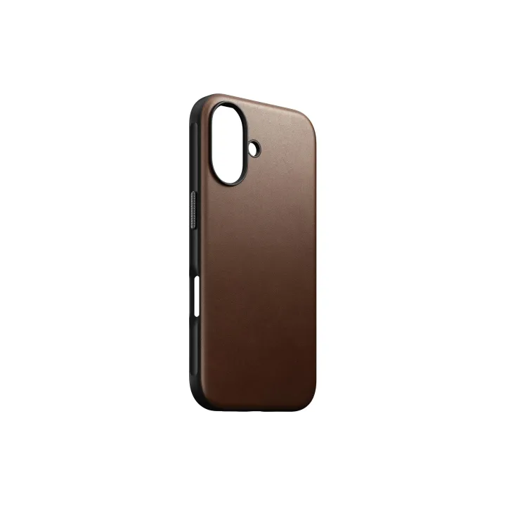 Nomad Coque arrière Modern Leather iPhone 16 Brun