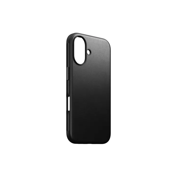 Nomad Coque arrière Modern Leather iPhone 16 Noir