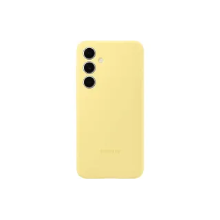 Samsung Coque arrière Silicone Case Galaxy S24 FE Jaune