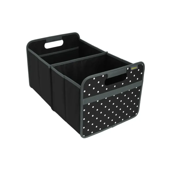 meori Boîte pliante Classic Dot L Lava Black