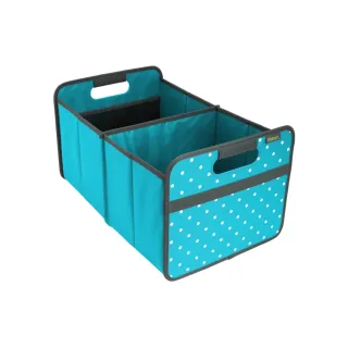 meori Boîte pliante Classic Dot L Bleu azur