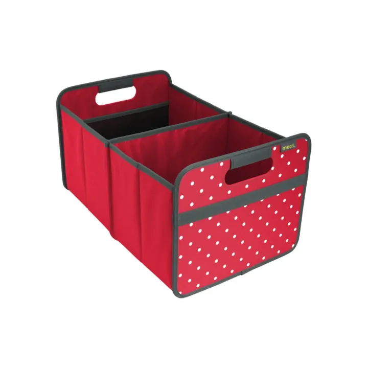 meori Boîte pliante Classic Dot L Hibiskus Red