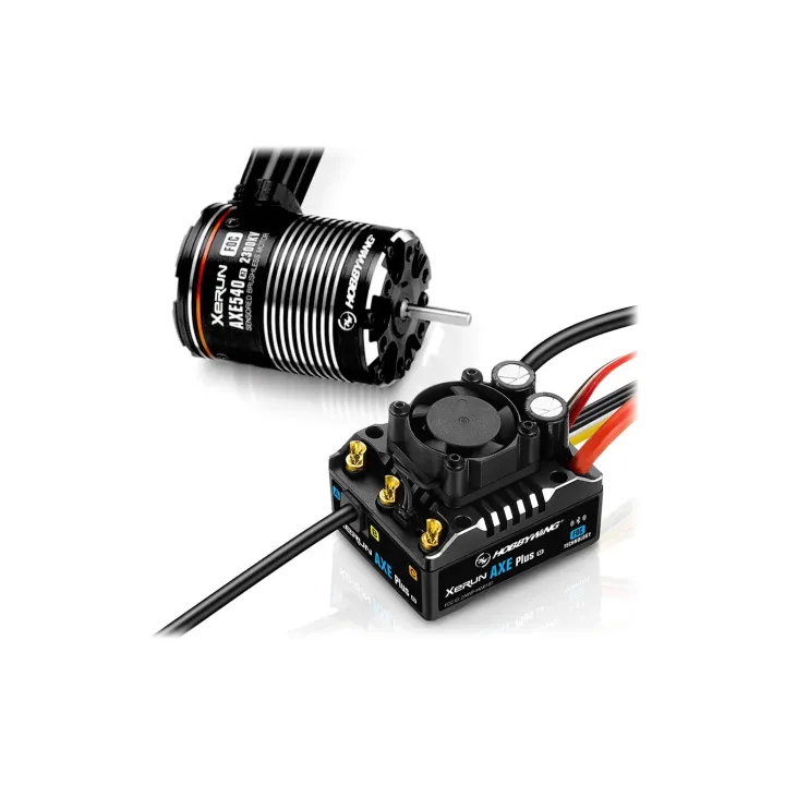 Hobbywing Kits d’entraînement sans brosse AXE Plus R3 Combo 2300 kV 2-3S