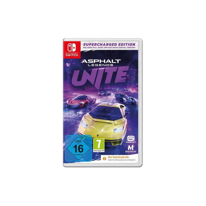 GAME Asphalt Legends Unite – Édition Supercharged (Code in a Box)