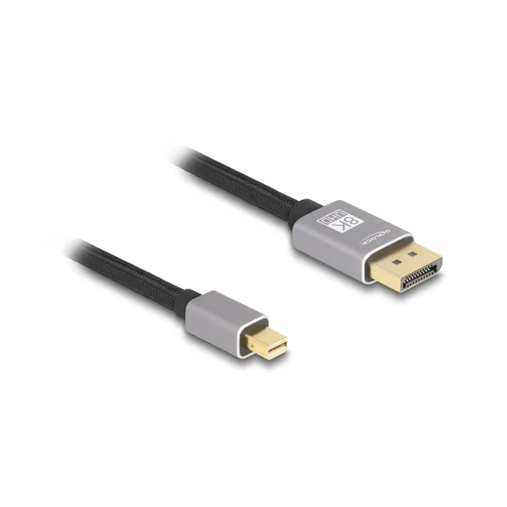 Delock Câble 8K 60 Hz Mini DisplayPort - DisplayPort, 1 m