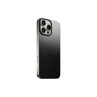 Nomad Coque arrière Magnetic Leather iPhone 16 Pro Max Noir