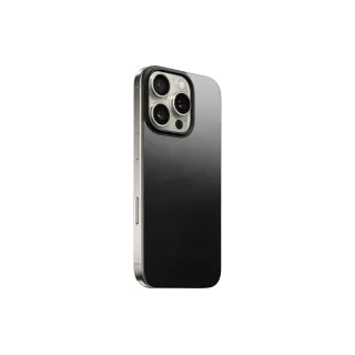 Nomad Coque arrière Magnetic Leather iPhone 16 Pro Noir