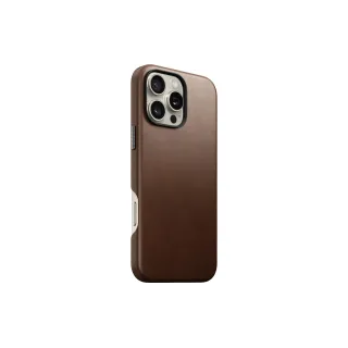 Nomad Coque arrière Traditional Leather iPhone 16 Pro Max Rouille