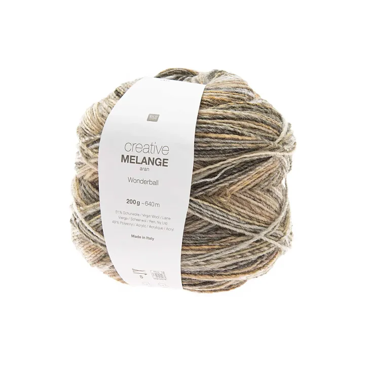 Rico Design Laine Melange 200 g, Nature