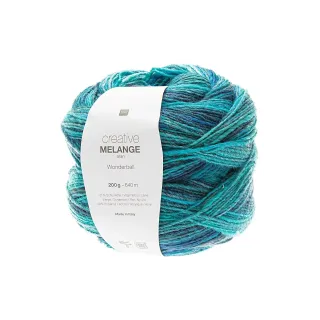 Rico Design Laine Melange 200 g, Aqua