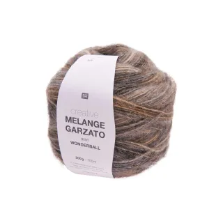 Rico Design Laine Melange Garzato 200 g, Nature