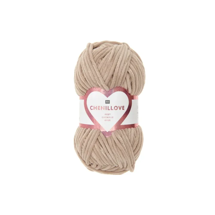 Rico Design Laine Chenillove 100 g, Beige