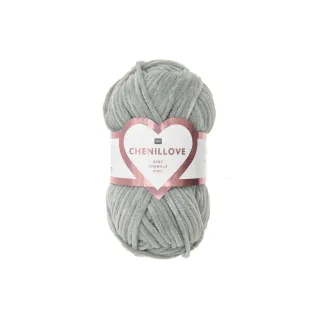 Rico Design Laine Chenillove 100 g, Gris