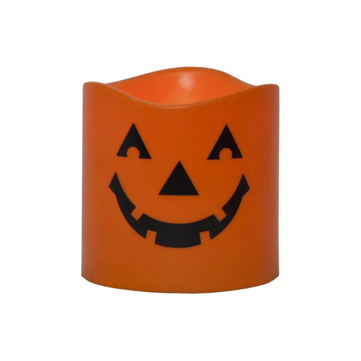 Star Trading Bougie LED Halloween, O 15 x 15 cm, Orange