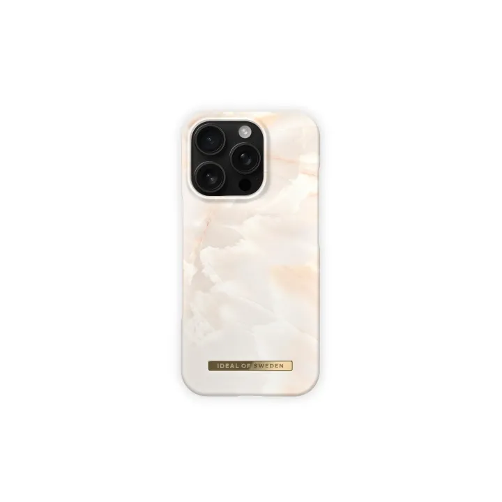 Ideal of Sweden Coque arrière iPhone 16 Pro Max Pearl Marble