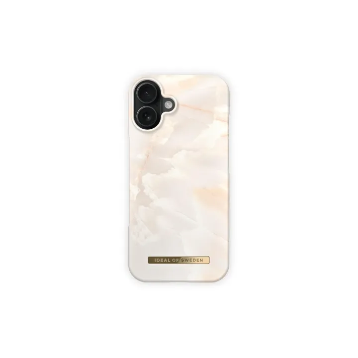 Ideal of Sweden Coque arrière iPhone 16 Pearl Marble