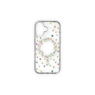 Ideal of Sweden Coque arrière Clear Case iPhone 16 Petite Floral