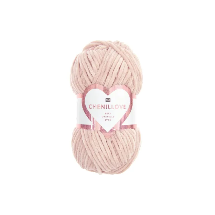 Rico Design Laine Chenillove 100 g, rose sombre