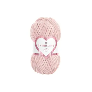 Rico Design Laine Chenillove 100 g, Rose