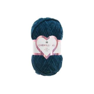 Rico Design Laine Chenillove 100 g, Bleu marine