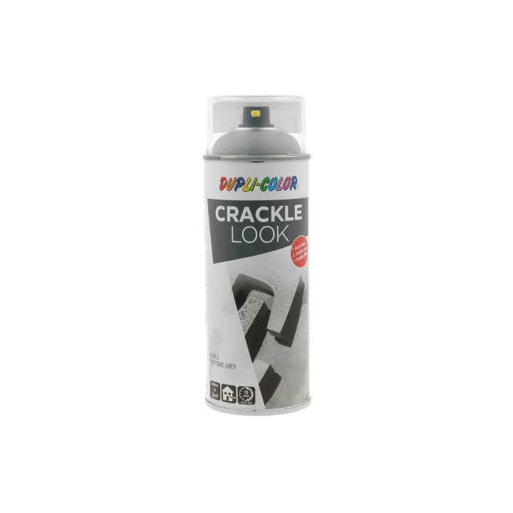 DUPLI-COLOR Acrylique en bombe Crackle Look Gris, 400 ml