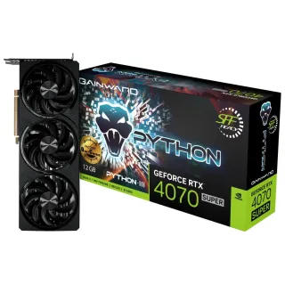 Gainward Carte graphique GeForce RTX 4070 Super Python III OC, 12 GB