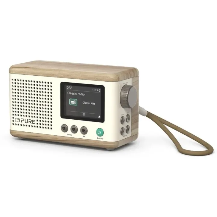 Pure Radio DAB+ Classic Mini Chêne-Blanc