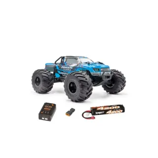 Hobbytech Monster Truck Rogue Terra Brushless Bleu, RTR, 1:10