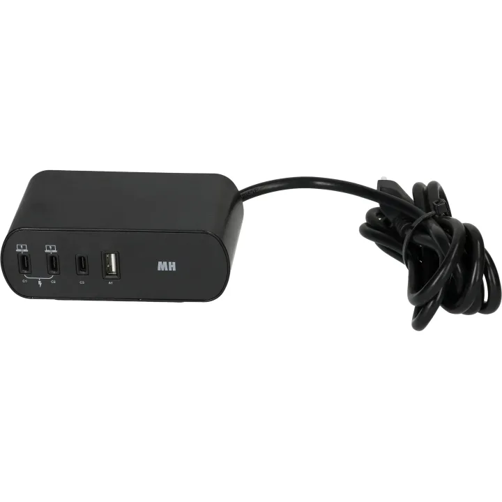 Max Hauri Bloc multiprises Desktop Charger PD65W Noir