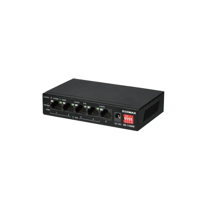 Edimax PoE+ Switch GS-1105PE 5 ports