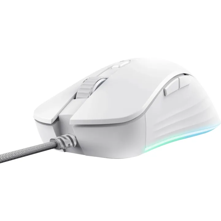 Trust Souris de gaming GXT924W YBAR+ Blanc