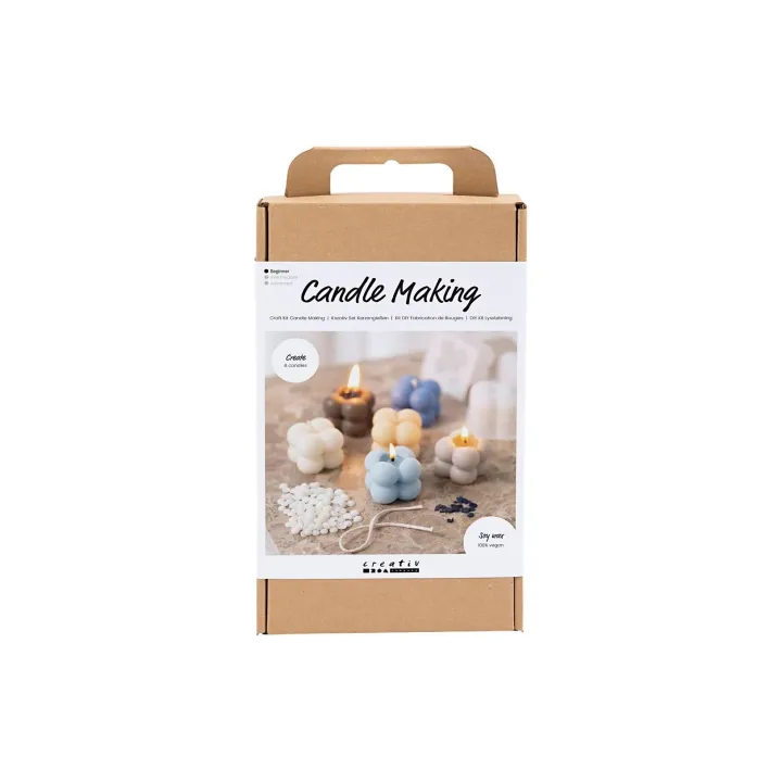 Creativ Company Moule pour bougies Kit de bricolage Bubble