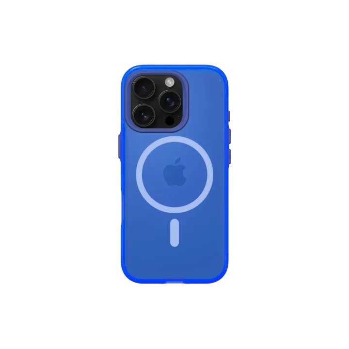 Rhinoshield Coque arrière JellyTint MagSafe iPhone 16 Pro Cyber Blue