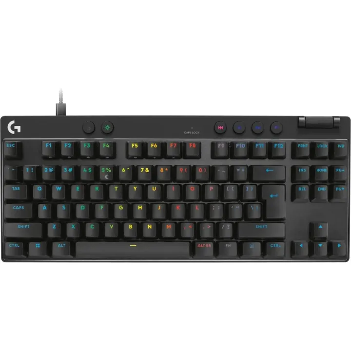 Logitech Clavier de gaming Pro X TKL Rapid Noir