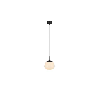 Markslöjd Lampe suspendue Rise, O 25 cm, E27, noir-blanc