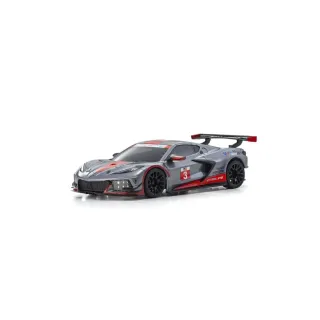 Kyosho Mini Z MR-03 Corvette C8-R 1:28, Gun Metal-rouge, ARTR