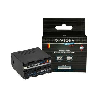 Patona Batterie Platinum pour Sony NP-F970, F960, F950 incl. powerbank