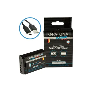 Patona Batterie Platinum pour Canon LP-E12 EOS 100D