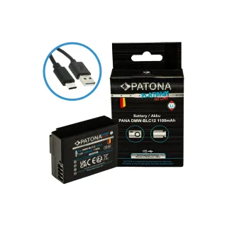 Patona Batterie Platinum pour Panasonic DMW-BLC12 FZ2000