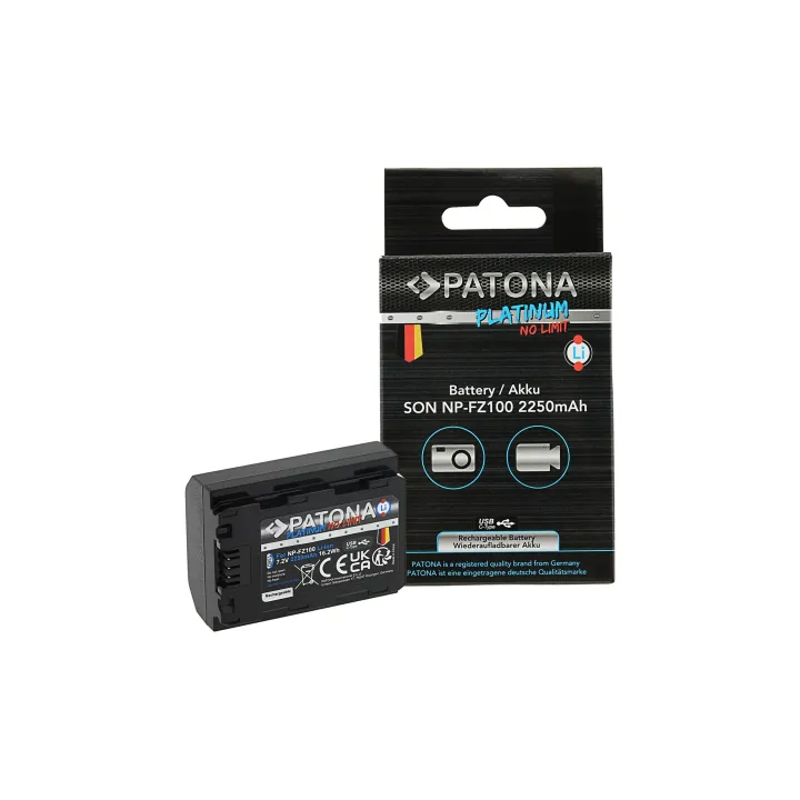 Patona Batterie Platinum pour Sony NP-FZ100 A7 III