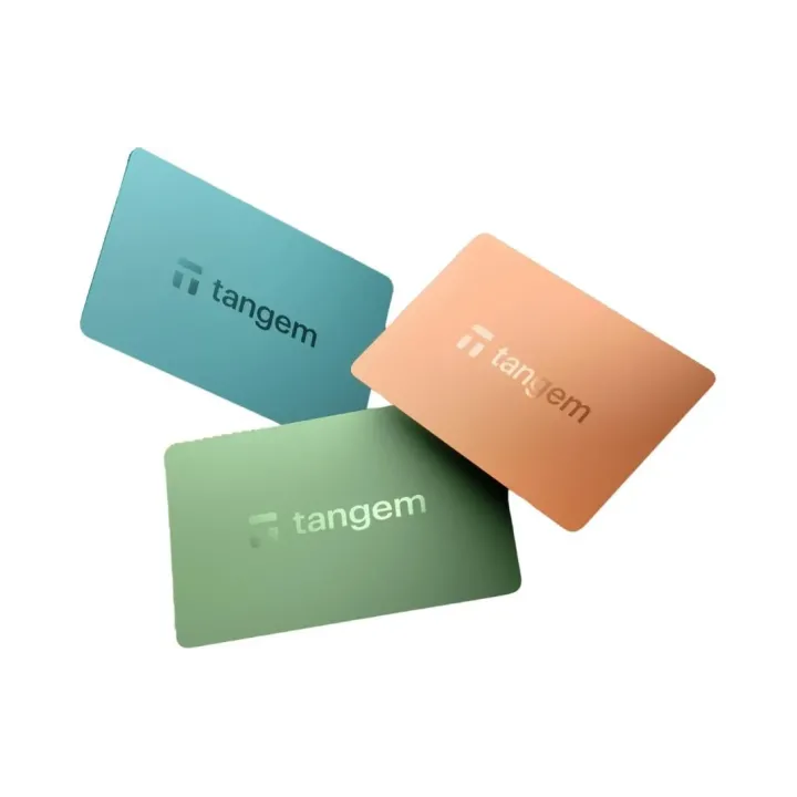 bitConsult Tangem 2.0 3 Card Set Pastel