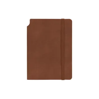 Kolma Carnet de notes Smooth A6, Vierge, Brun