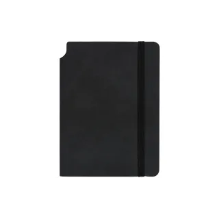 Kolma Carnet de notes Smooth A6, Vierge, Noir