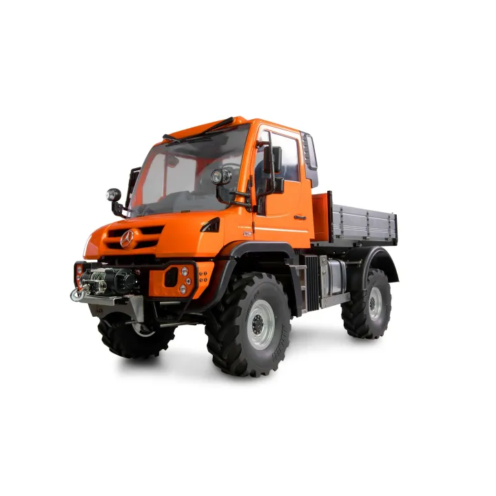 Amewi Mercedes-Benz Unimog porte-outils 4WD Orange 1:10, ARTR