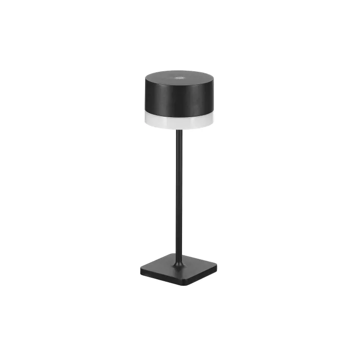 Schönenberger Lampe de table à accu Surya, USB-C, 37 cm, noir