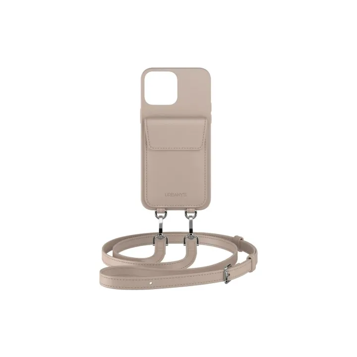 Urbanys Necklace Case Chaîne à main+ iPhone 16 Pro Beauté de la plage