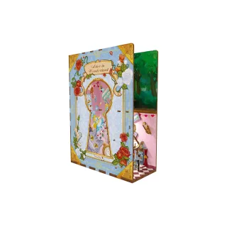 Tonecheer Kits de montage Book Nook Alice in Wonderland