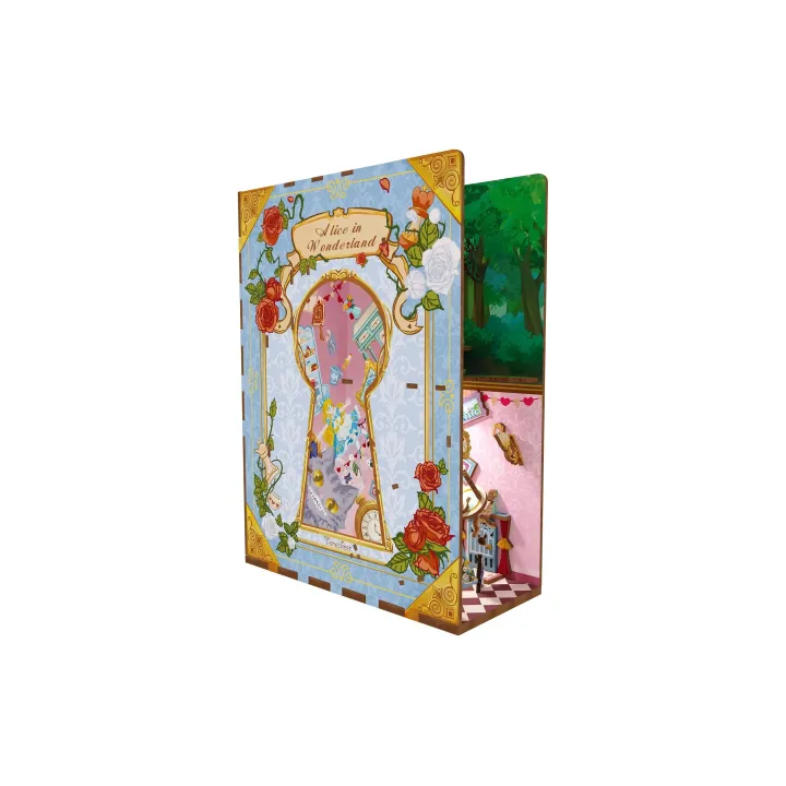 Tonecheer Kits de montage Book Nook Alice in Wonderland