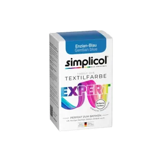 Simplicol Peinture pour textile Expert Bleu gentiane, 150 g